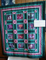 Wildflower quilt made and donated by Alice Parker